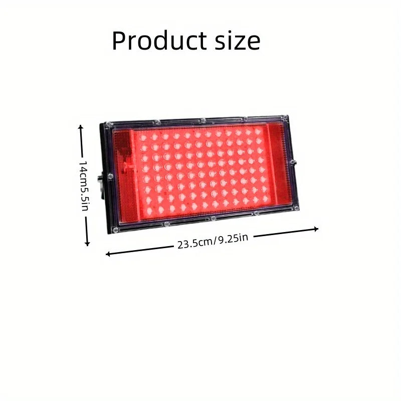 96 LEDs Red Light Therapy Lamp 660NM Infrared Light Therapy with Stand 660nm & 850nm Infrared Light Device for Facial Anti Aging Skin Care Beauty USB Beauty Lamp for Skin Brightening Sleep Yoga Adjustable Beauty Health