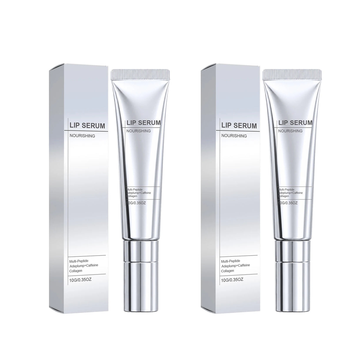 Lip Nourishing Serum Hydrating Moisturizing Plumping Firming Collagen Peptides Fade Lines Lip Plumper Volumizing Smoothing Gloss Treatment