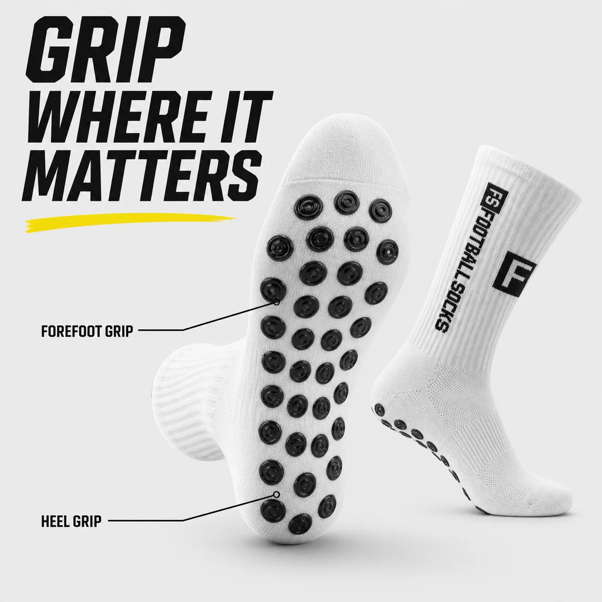 Sports Socks 4-Pack Polyester Non-Slip Sports Socks for Men Women Daily Essential Workout Training Top Quality