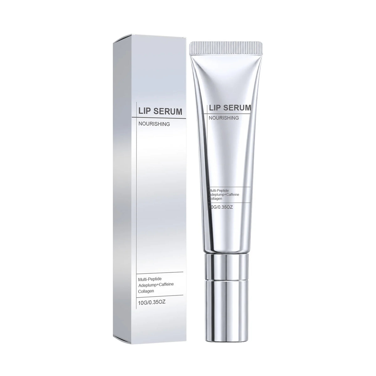 Lip Nourishing Serum Hydrating Moisturizing Plumping Firming Collagen Peptides Fade Lines Lip Plumper Volumizing Smoothing Gloss Treatment