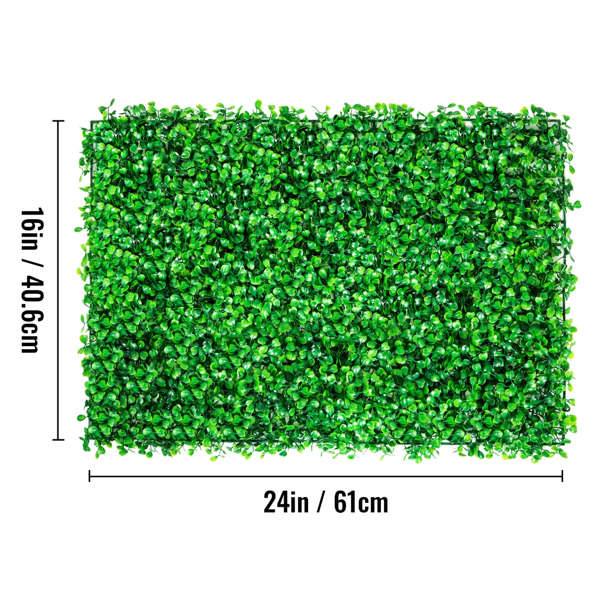 SucceBuy Artificial Plant Wall Decoration Boxwood Hedge Wall Panel Home Decor Fake Grass Backdrop Wall Privacy Hedge Screen