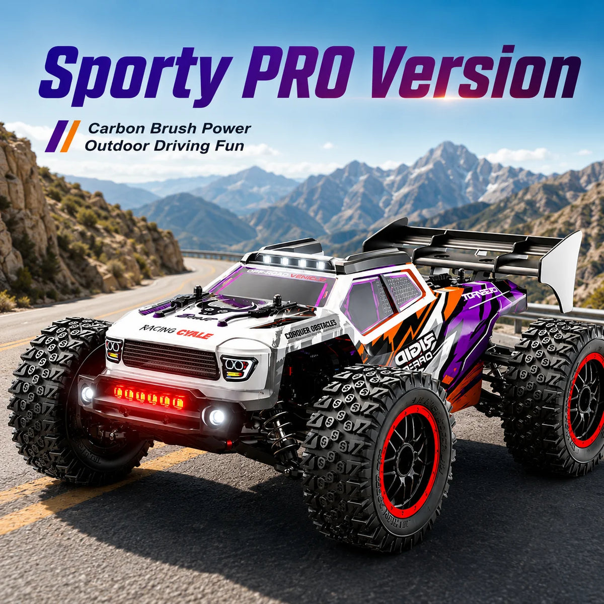ZNLYRION SG316MAX PRO High Speed Brushless RC Truck with Metal Gears