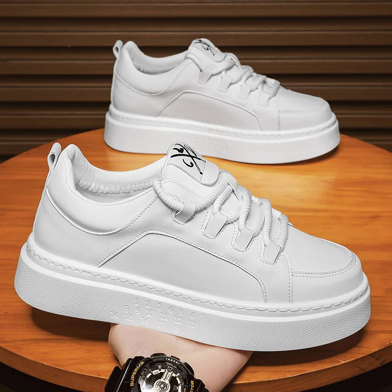 Mens Lightweight Lace Up Low Top Soft Sole Board Shoes