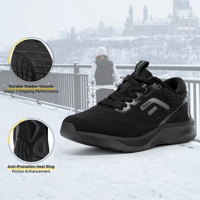 Mens Wide Running Sneakers for Swollen Feet Breathable Lightweight Shoes