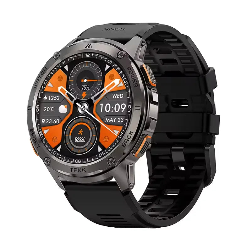 KOSPET TANK T3 Smartwatch for Men with AMOLED Calling and Fitness Tracking
