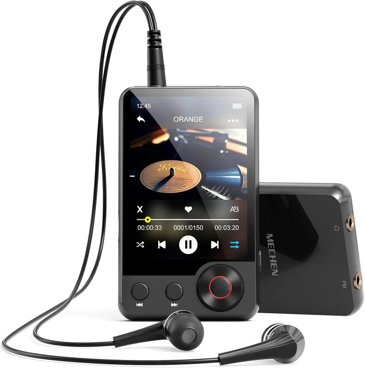 MECHEN Bluetooth 5.3 MP3 Player with HD Speakers and FM Radio
