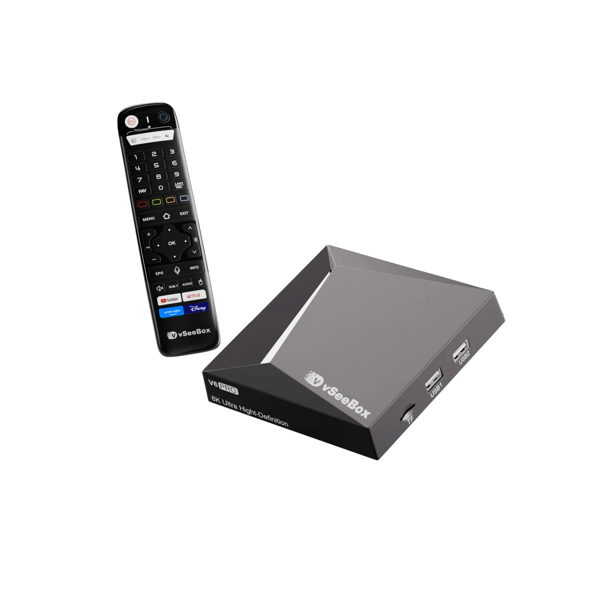VseeBox V6 Pro Android 14 8K Ultra HD Voice Control TV Box
