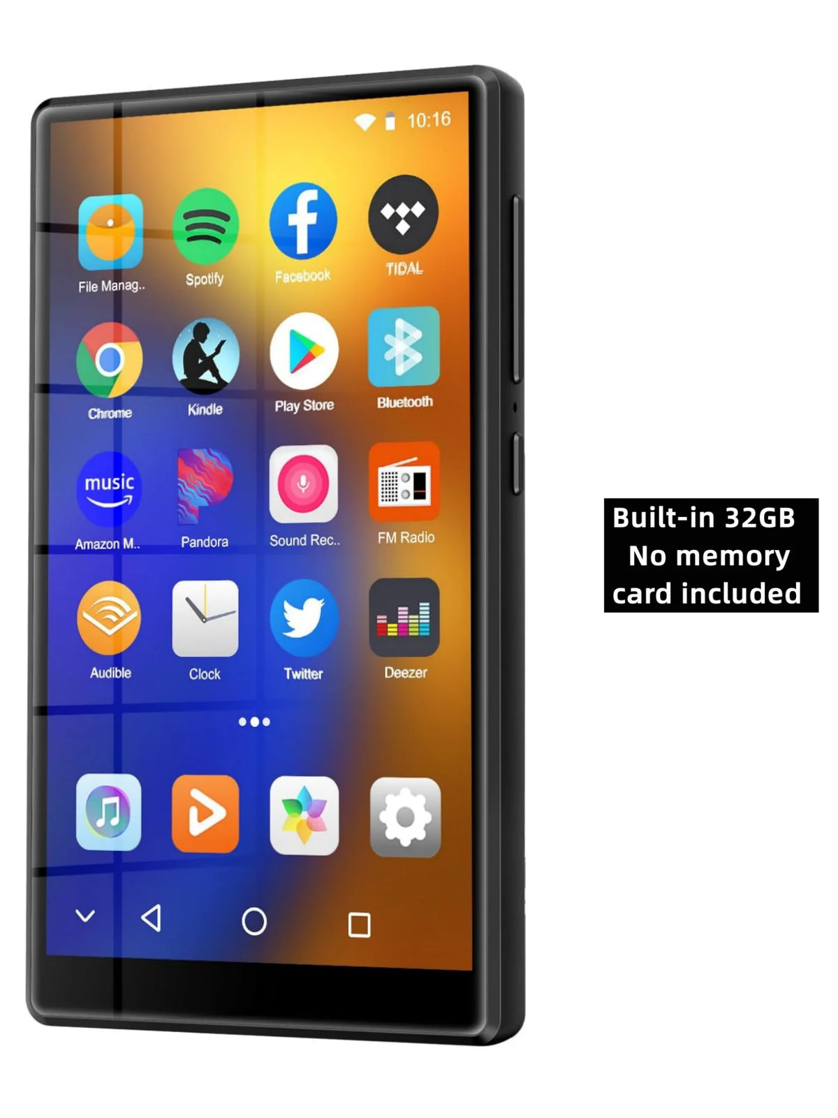 Android 13 MP3 Player 4.7 Inch 1080P Bluetooth WiFi 32GB 96GB 1TB