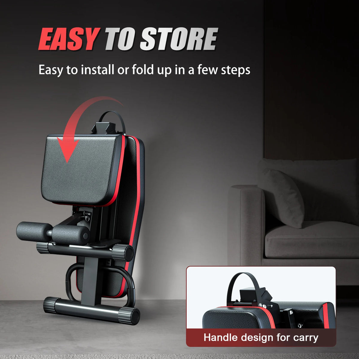 Adjustable Incline Decline Weight Bench for Home Gym Workouts
