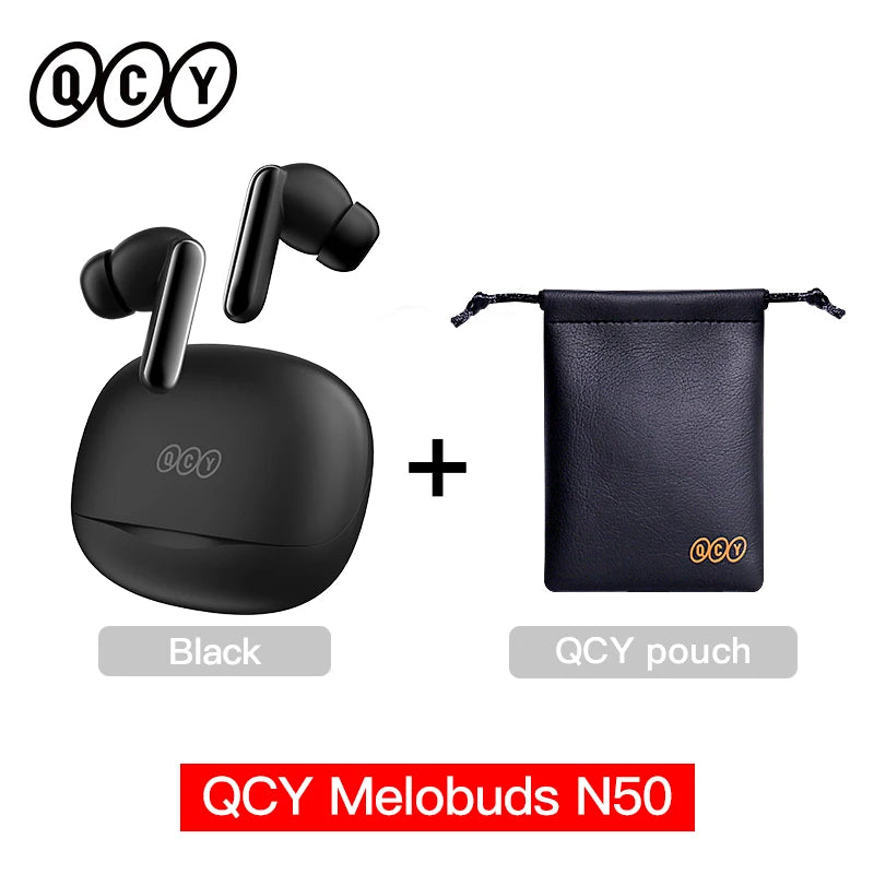 QCY Melobuds N50 ANC Wireless Earphone 4 Modes Active Noise Cancellation Headset AI Clear Call Earbuds Bluetooth 5.4 Headphone