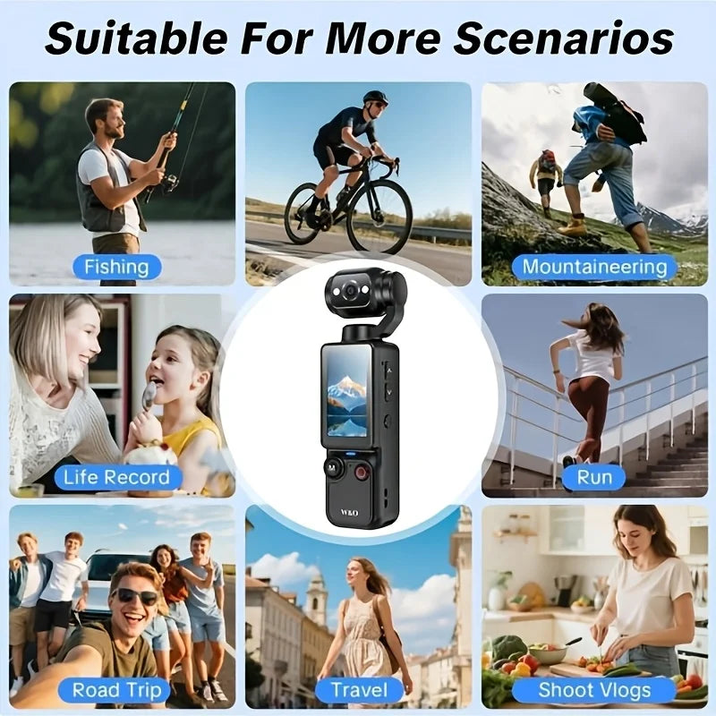 Ultra HD 4K Sports Camcorder with Flip Screen and 32GB Memory Card