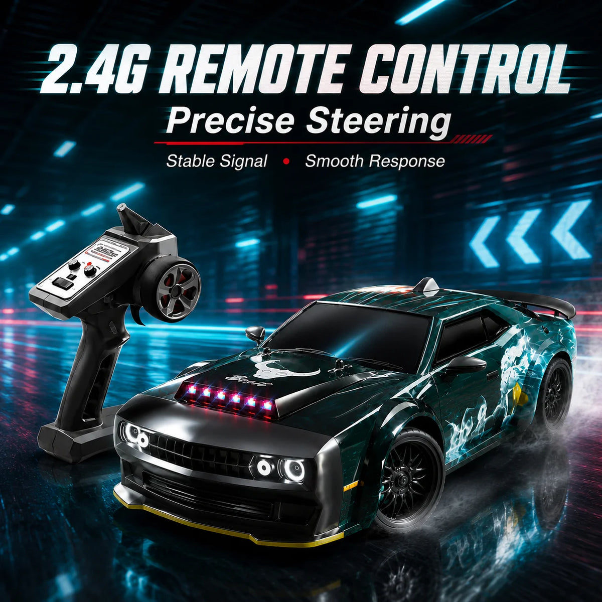 ZNLYRION SG216PRO 4WD RC Drift Car Brushless Racing Toy With LED Lights