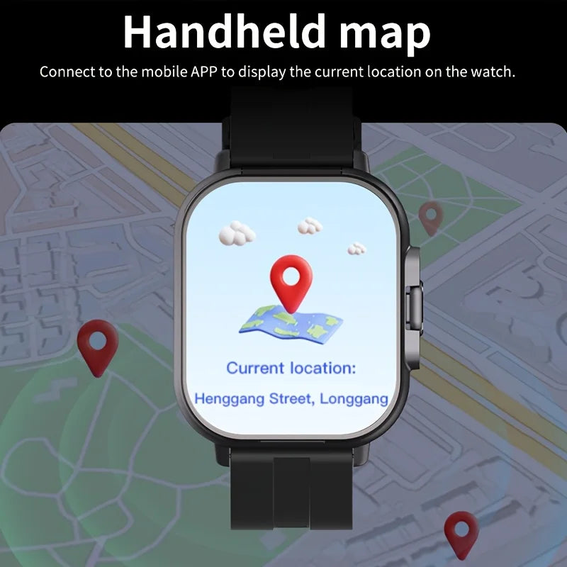 Bluetooth Calling Smartwatch for iPhone and Android with Fitness Tracking