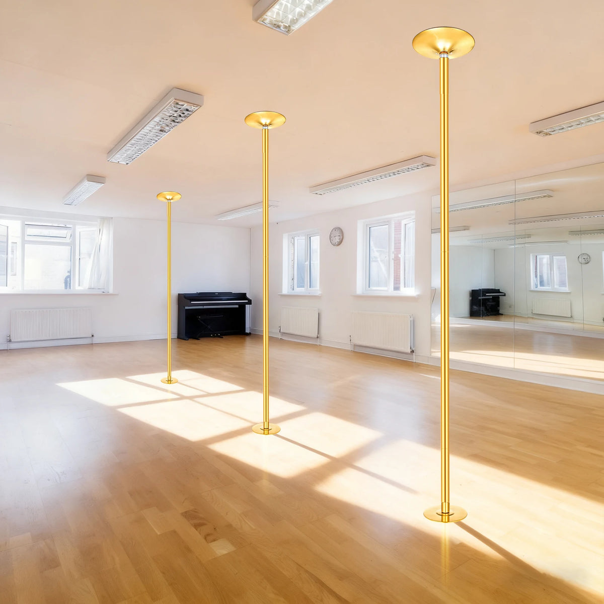 45mm Adjustable Portable Dance Pole Kit for Spinning and Static Fitness
