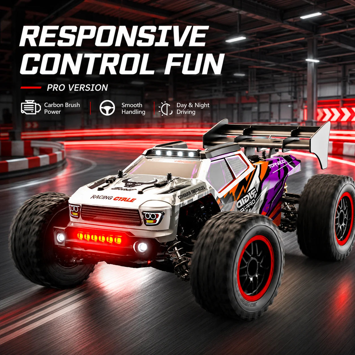 ZNLYRION SG316MAX PRO High Speed Brushless RC Truck with Metal Gears
