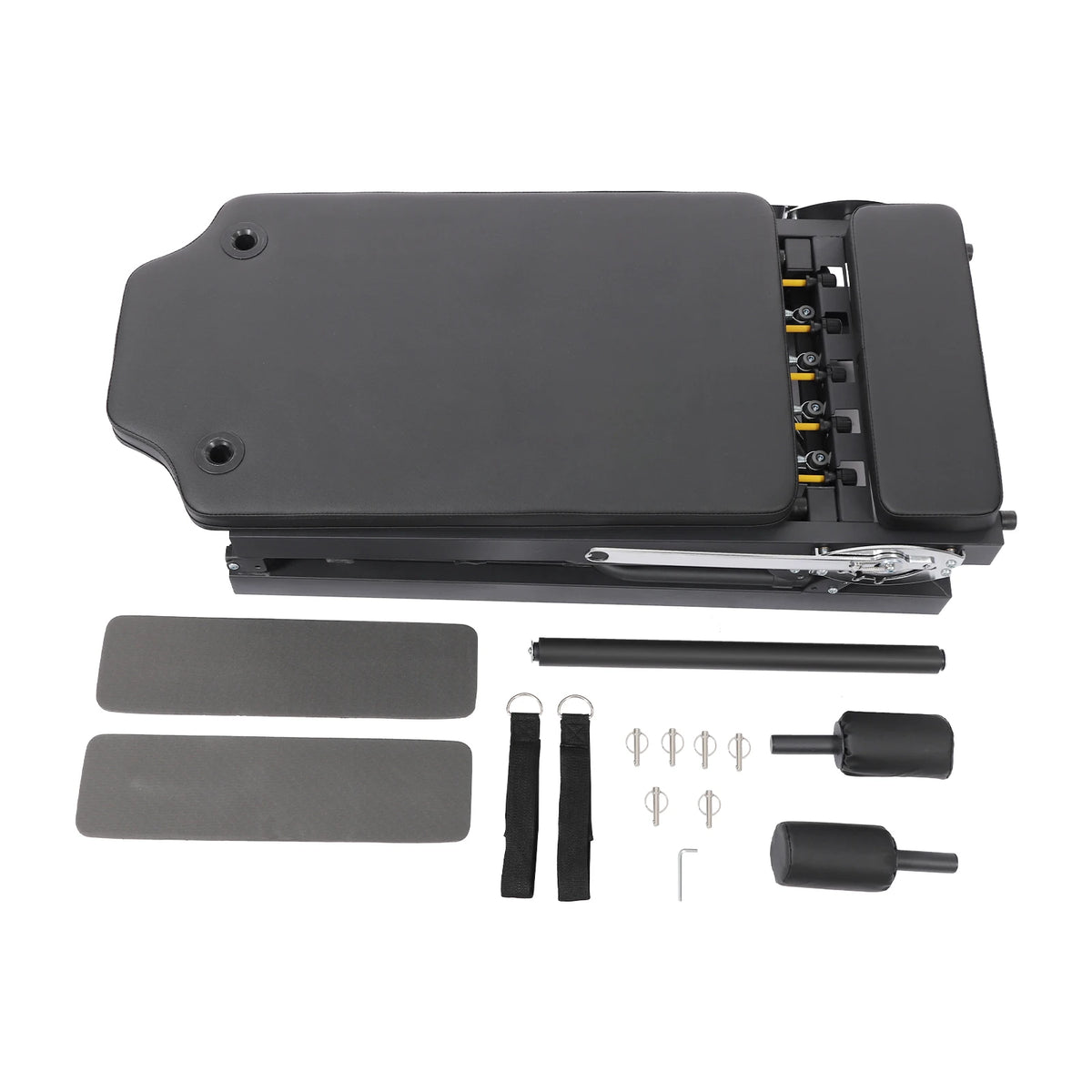 Foldable Pilates Reformer Machine Portable Home Fitness Equipment
