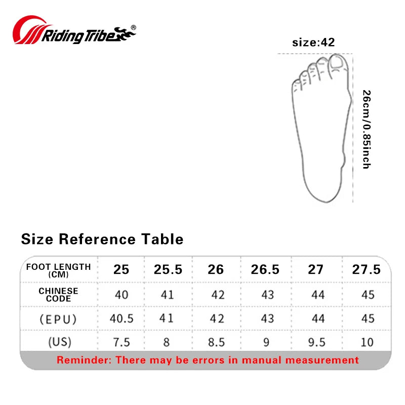 Off Road Motorcycle Boots for Men with Ankle Protection and Rubber Soles