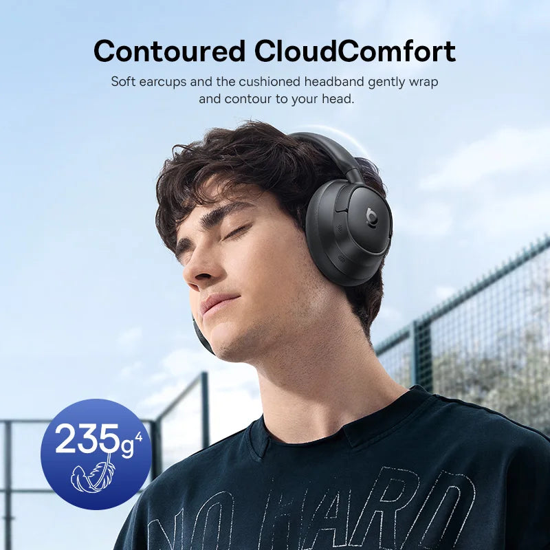 Baseus Wireless ANC Headphones With LDAC Bluetooth 6.0 And 80 Hour Battery