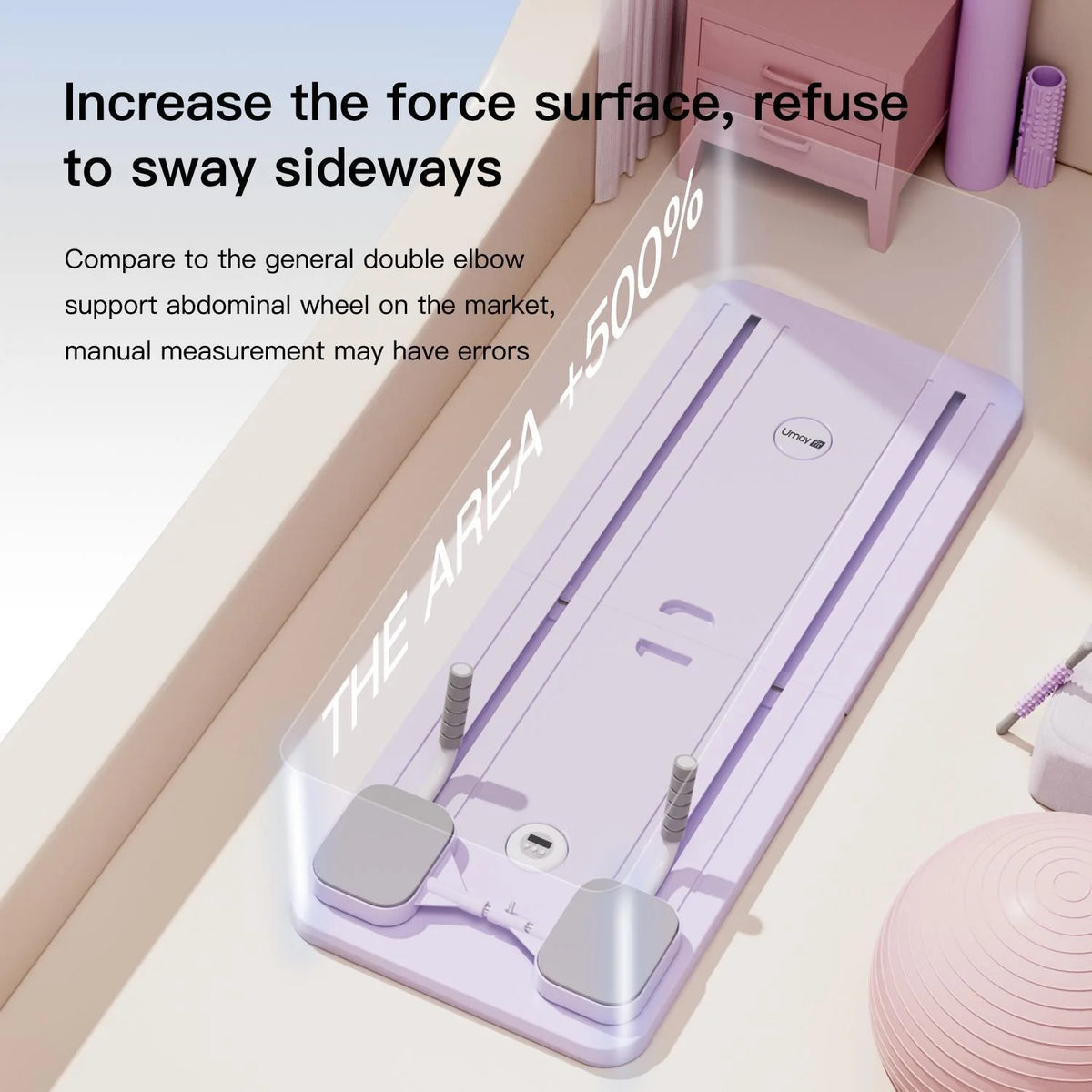 Foldable Pilates Board With Timer Resistance Tubes And Yoga Mat