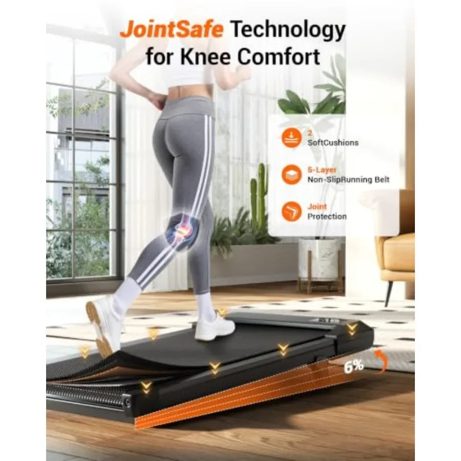 Under Desk Treadmill with 6 Level Incline and 300 Pound Capacity