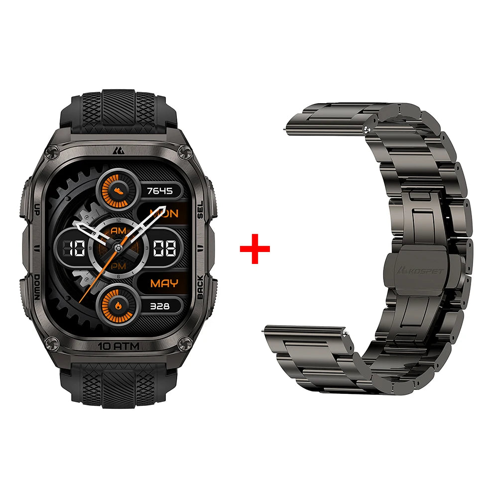KOSPET Tank M4 Smartwatch With GPS, Offline Maps And 10ATM Waterproofing