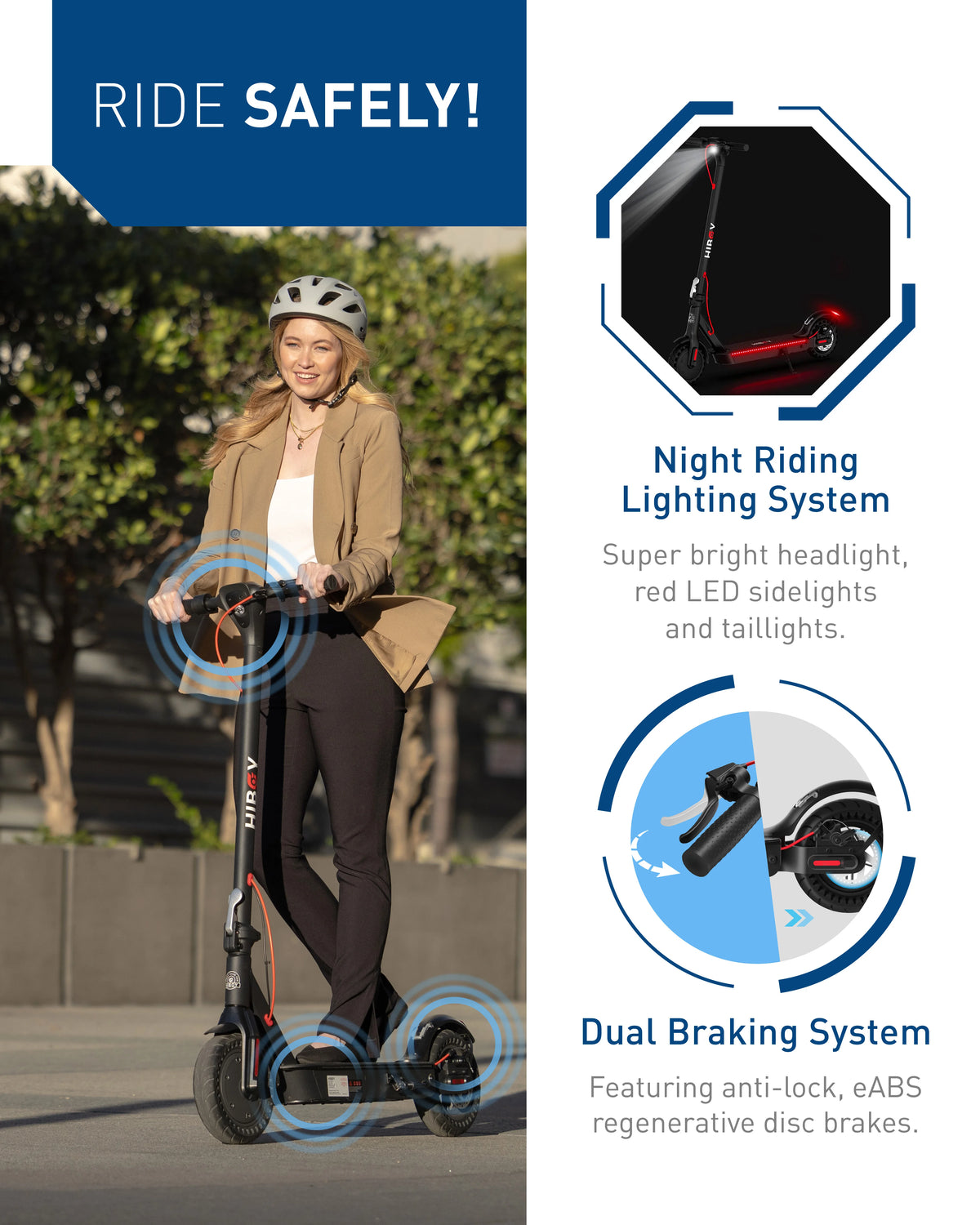 Hiboy KS4 Pro Electric Scooter 500W Powerful Motor, 10" Honeycomb Tires, Up to 25 Miles, 19 MPH Max Speed, Foldable for Easy Storage, Adults Favorite, Hiboy Smart App Control, LED Lights, Lightweight Design, Ideal for City Co
