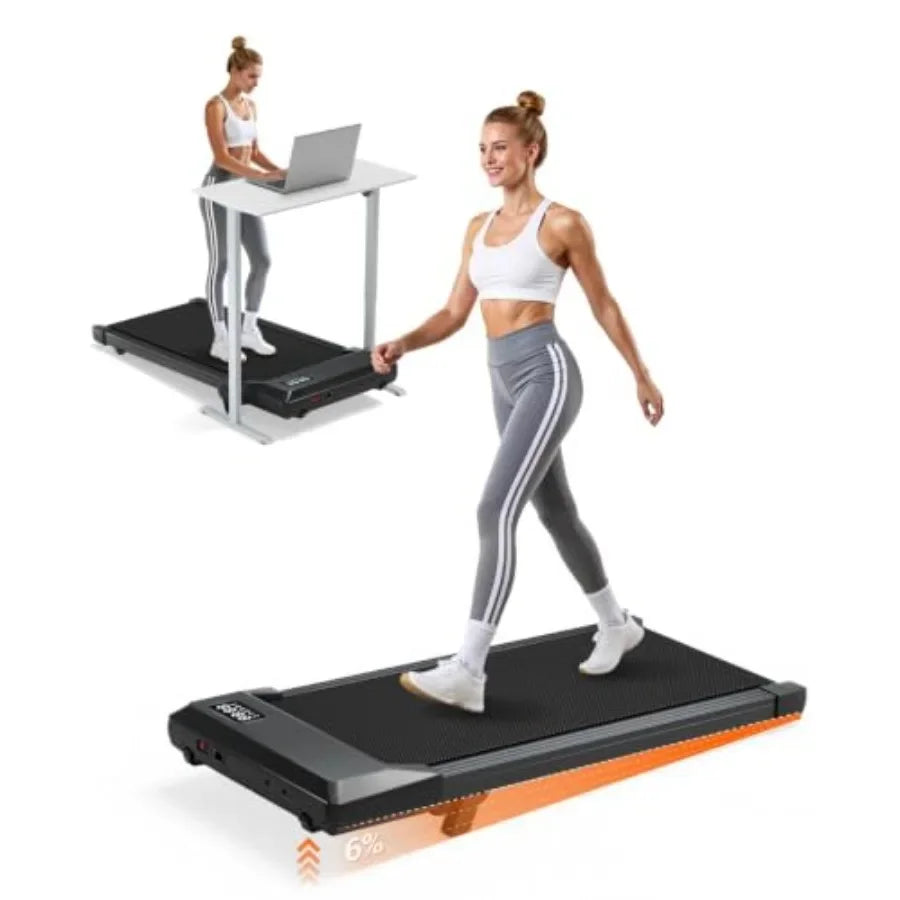 Under Desk Treadmill with 6 Level Incline and 300 Pound Capacity