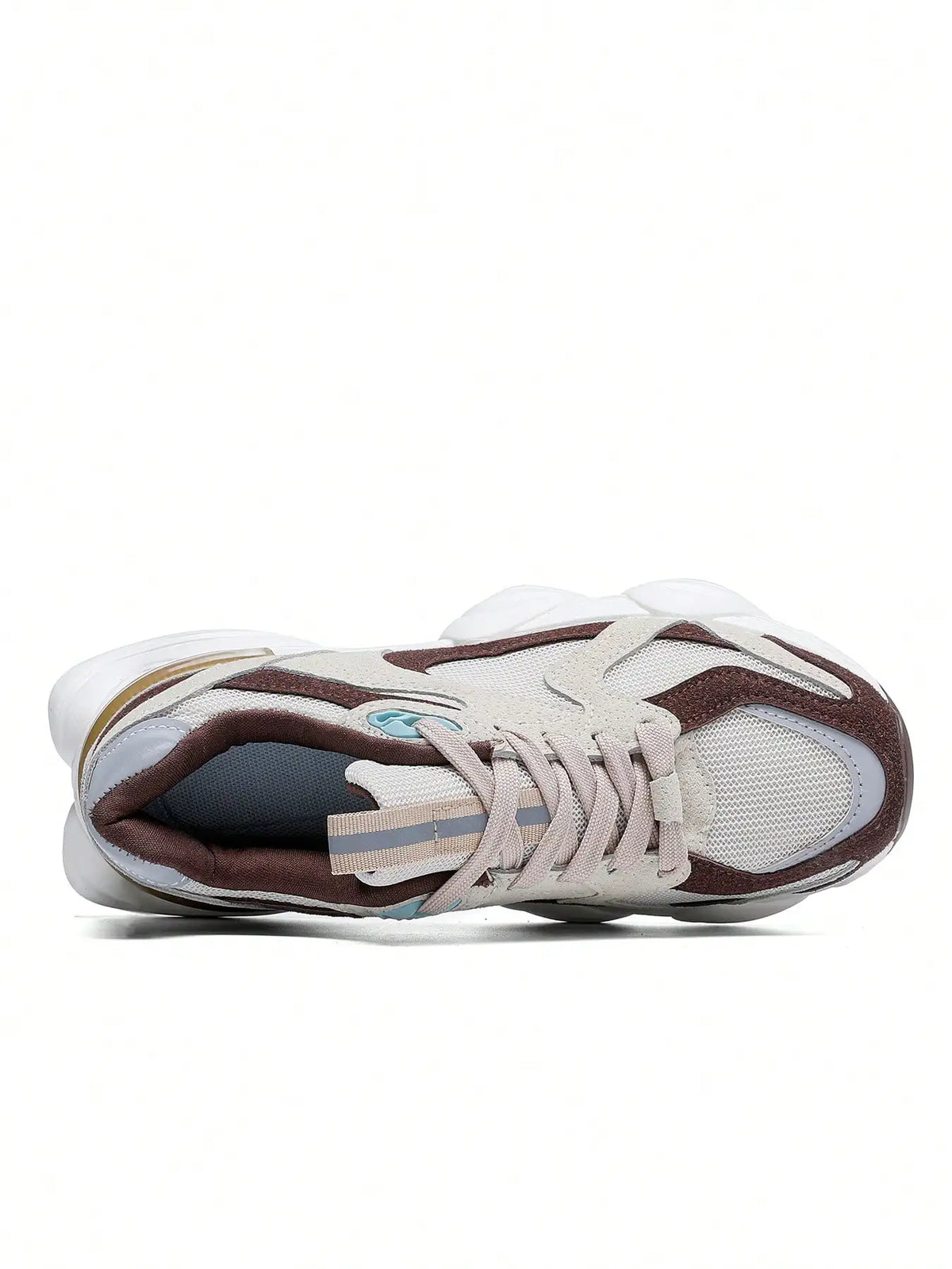 Women's Casual Sports Shoes, Stylish And Versatile Chunky Sneakers,Outdoor Travel Hiking Sports Shoes, Brown Urban Road Running Shoes