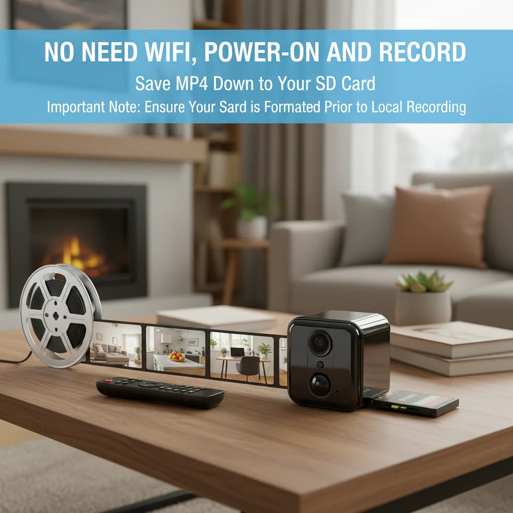 1080P Full HD Mini WiFi Security Camera With Night Vision Motion Detection