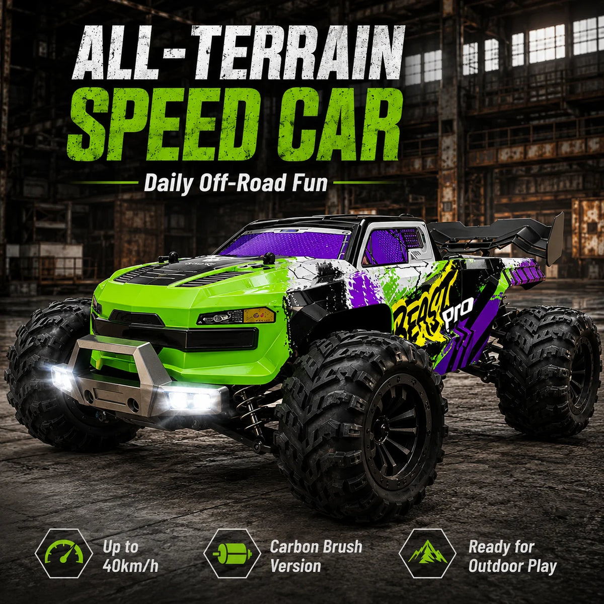 ZNLYRION 1 to 16 Scale RC Buggy 4WD Off Road Racing Truck SG116MAX PRO