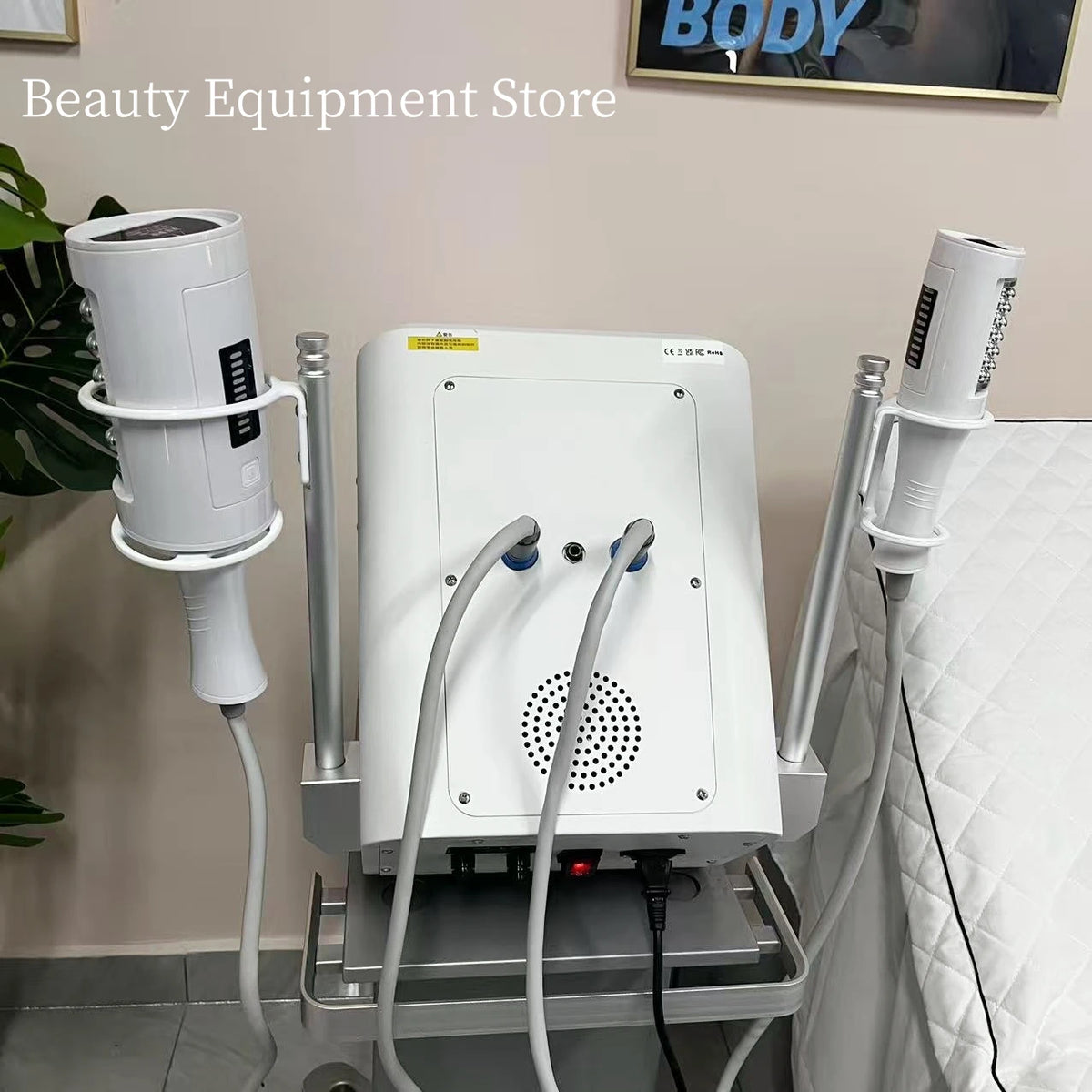 MYOslim EMS Body Sculpt Machine Roller Massage Fat Burner Muscle Stimulation EMS Electromagnetic Device for Body Care And SPA