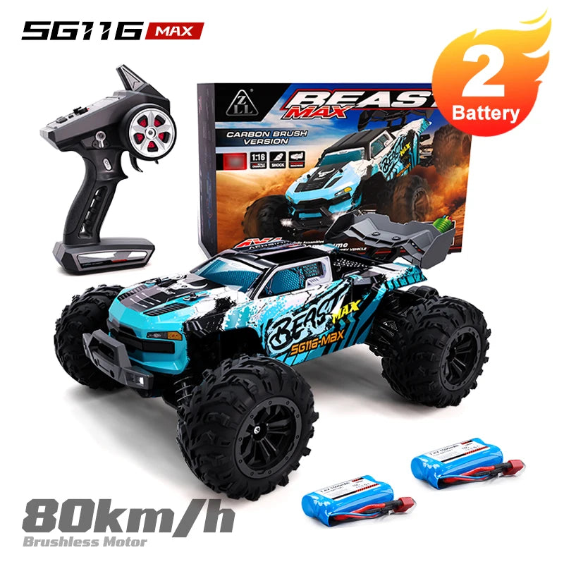 ZNLYRION 1 to 16 Scale RC Buggy 4WD Off Road Racing Truck SG116MAX PRO