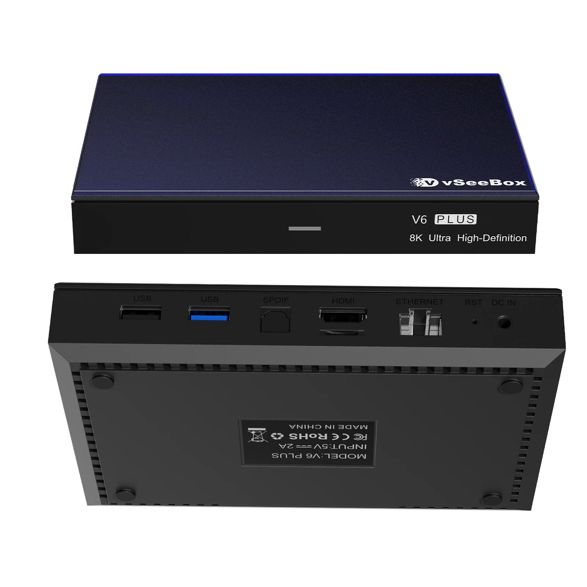 2026 vSeeBox V6 Plus 8K Android TV Box With Voice Control WiFi 6