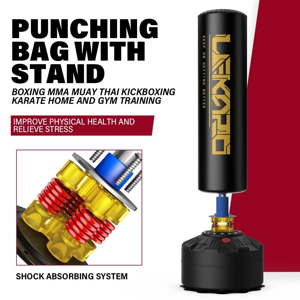 Standing Boxing Tower Punching Bag for Muay Thai and Sanda Training