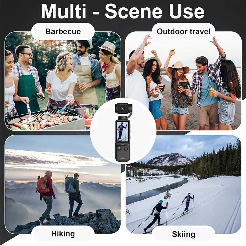 Ultra HD 4K Sports Camcorder with Flip Screen and 32GB Memory Card
