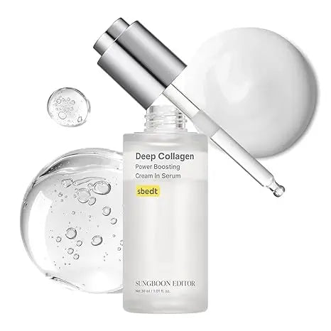 2 Pcs Sungboon Editor Deep Collagen Wrinkle Filler Serum | Volufiline + Collagen + Niacinamide | Firming, Wrinkle Care, Skin Elasticity | Stocking Stuffers for Women | Korean Skincare, 1.01 Fl.Oz