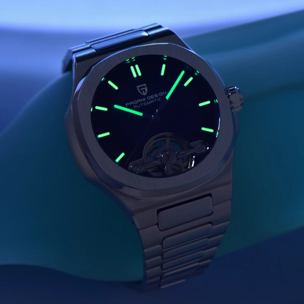 2026 New PAGANI DESIGN Skeleton Tourbillon Men's Watches Top Luxury Automatic Watch For Men Sporty Elegant Mechanical Wristwatch