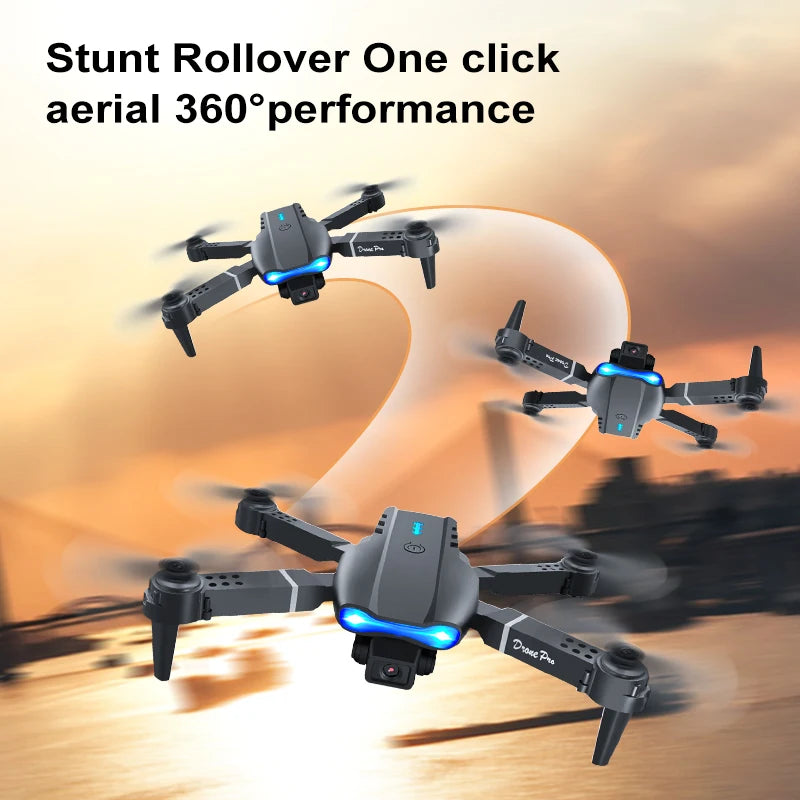 Foldable FPV Drone with Dual Camera, Optical Flow Hover for Beginners
