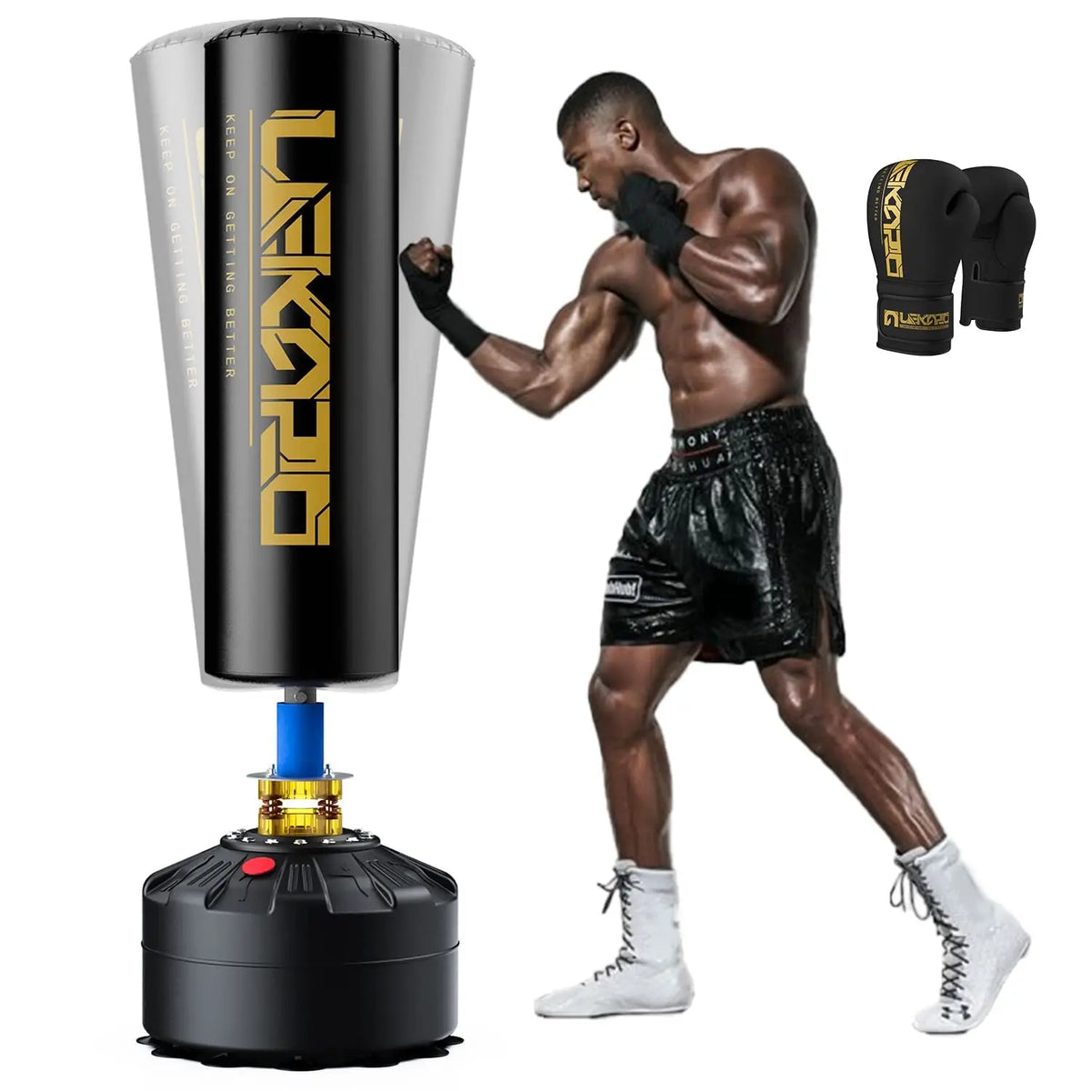Standing Boxing Tower Punching Bag for Muay Thai and Sanda Training