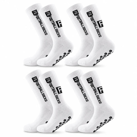 Sports Socks 4-Pack Polyester Non-Slip Sports Socks for Men Women Daily Essential Workout Training Top Quality