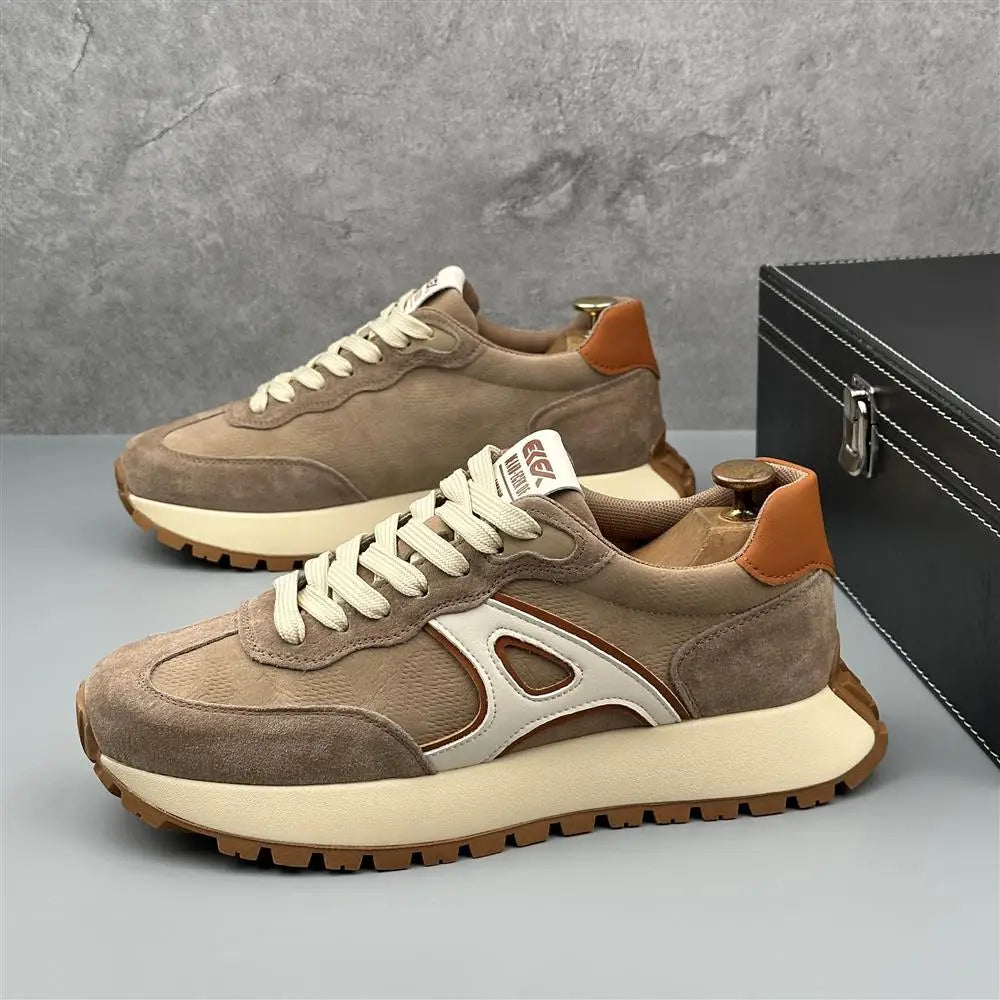 Mens Golf Shoes Lace Up Comfortable Durable Athletic Sneakers