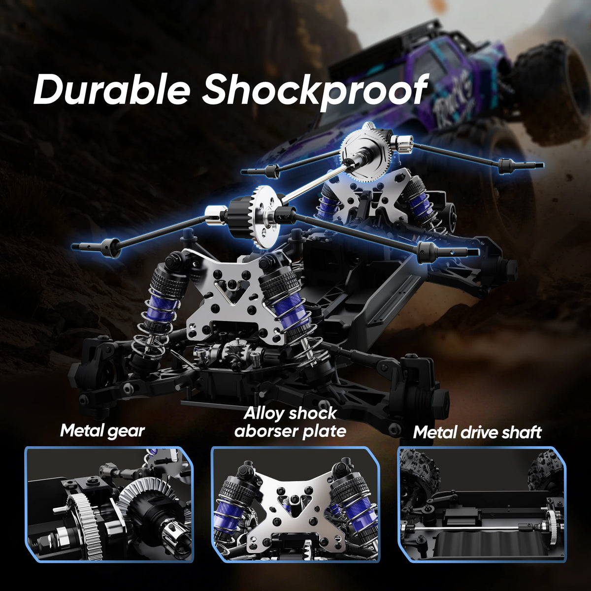 JIUSI PT14R MT14R 1 to 14 Scale 4WD Brushless RC Truck 80kmh