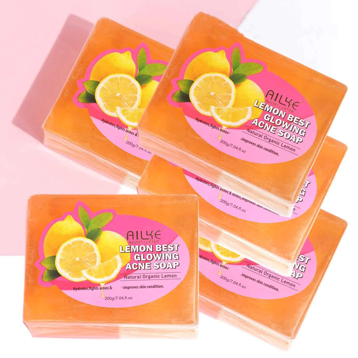 AILKE Natural Skin Brightening Set, Clean Darkness, Acne, Stains, Moisturize, Lightening, Smooth, Improve Rough and Dry Skin