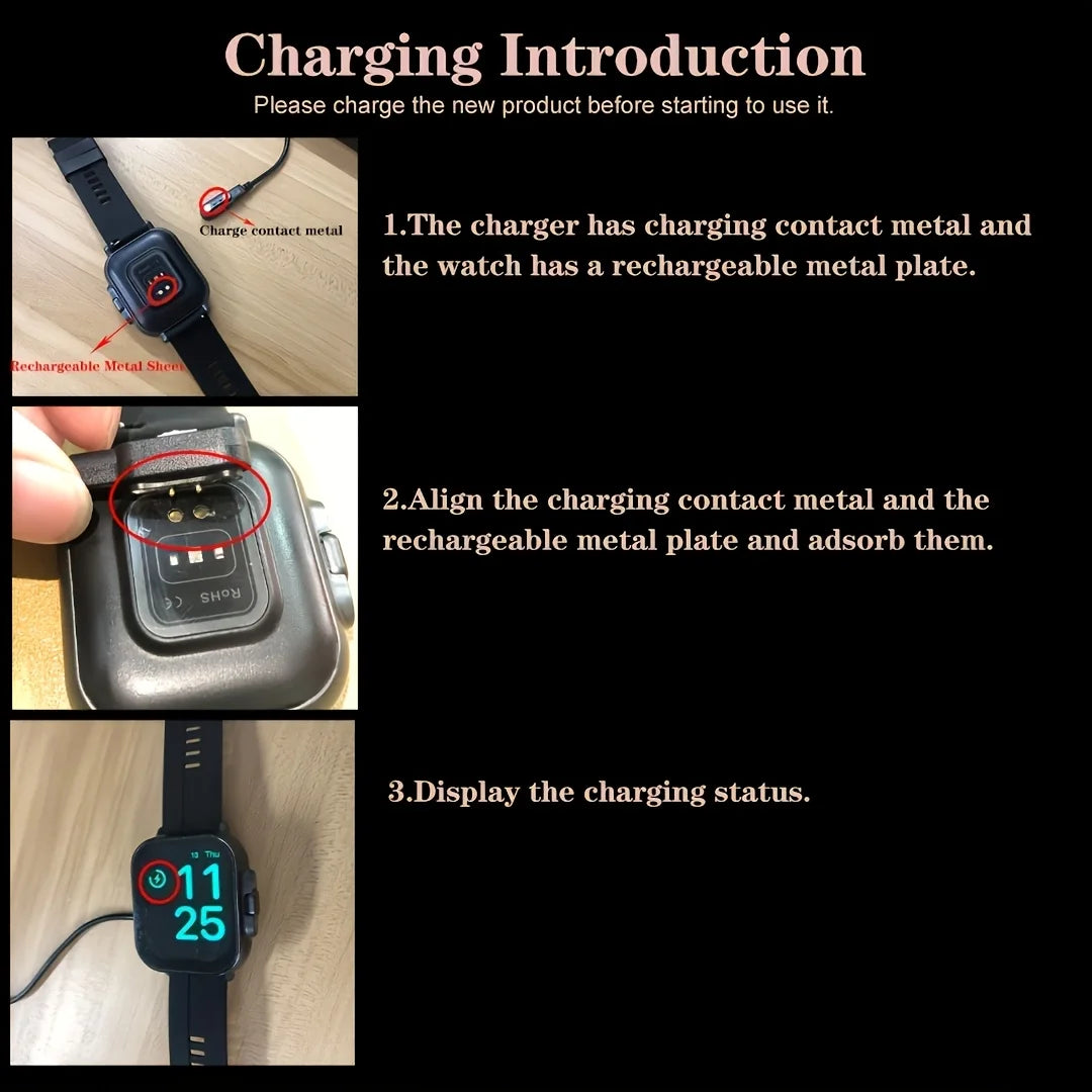 Bluetooth Calling Smartwatch for iPhone and Android with Fitness Tracking