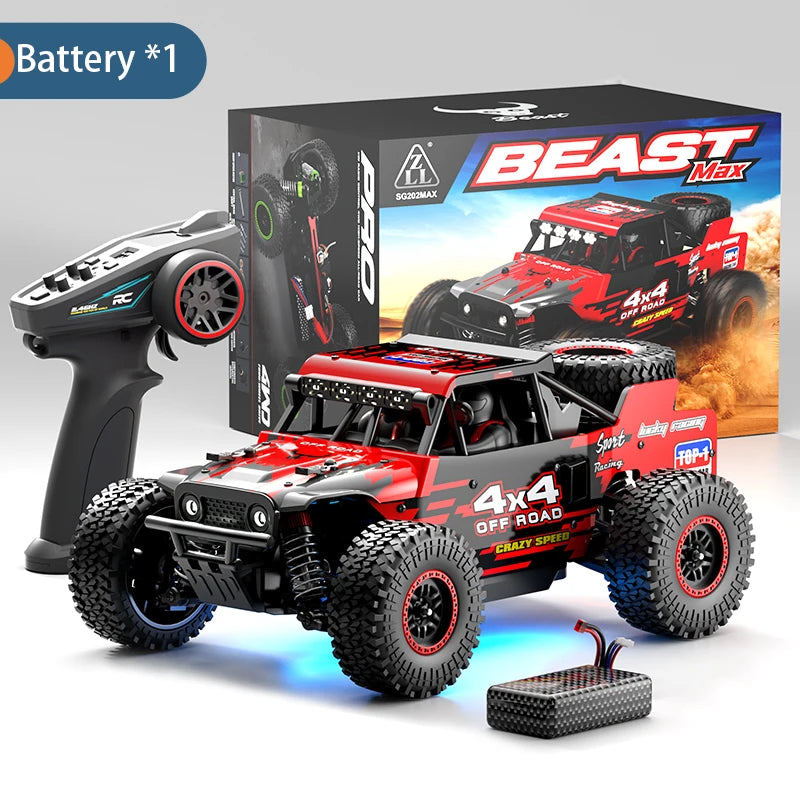ZNLYRION SG202MAX 1 To 16 Scale Brushless 4WD RC Monster Truck 55KMH