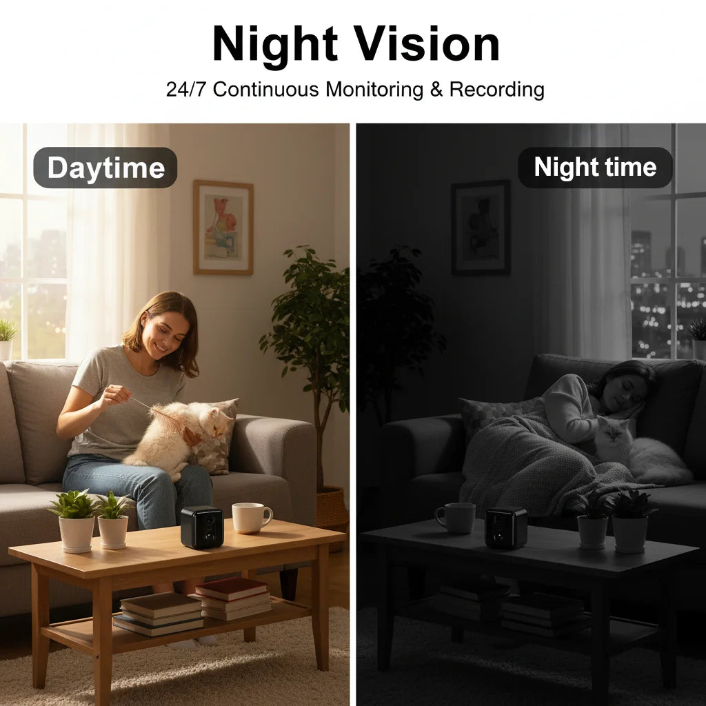 1080P Full HD Mini WiFi Security Camera With Night Vision Motion Detection