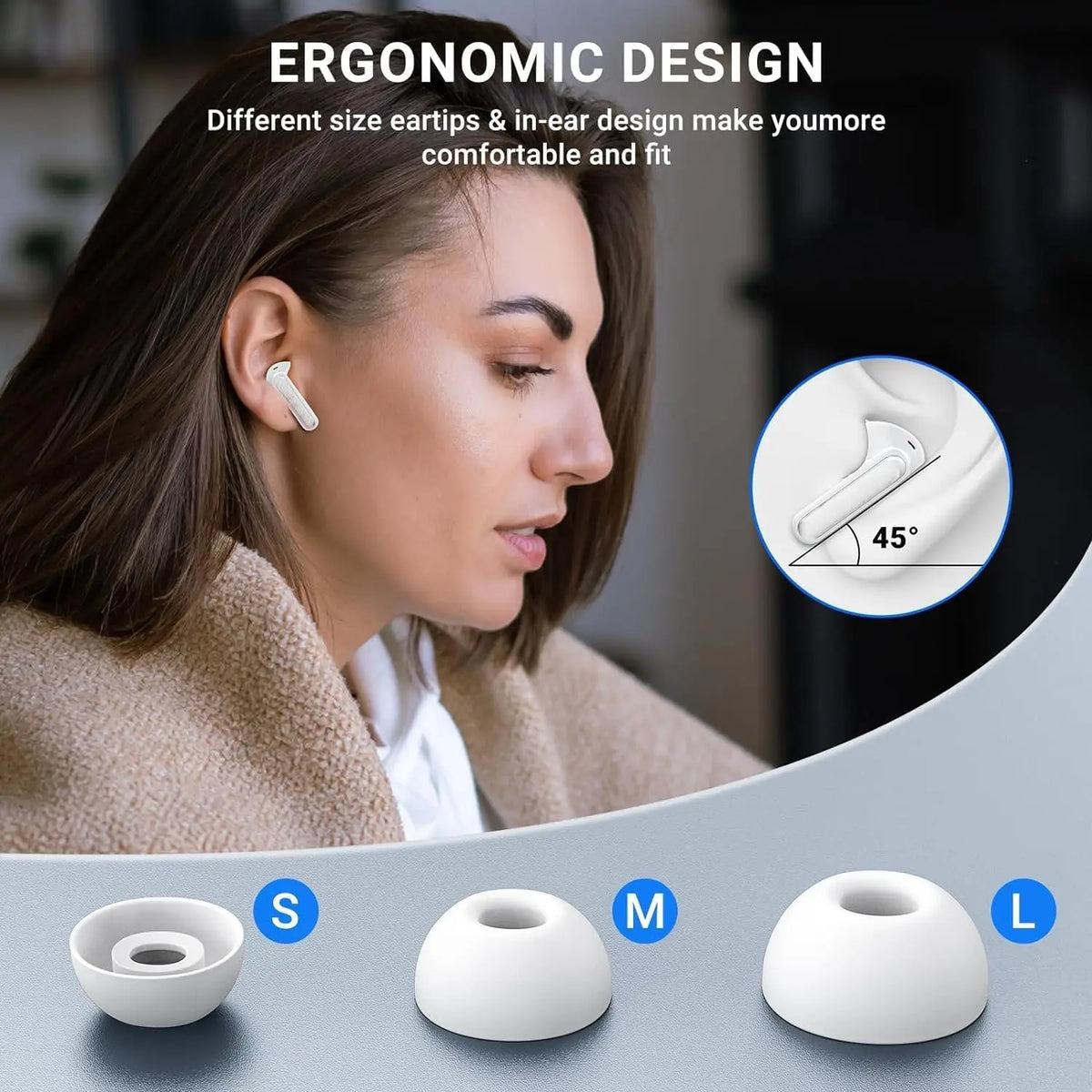 Air 3 Pro Bluetooth Wireless Earbuds With Active Noise Cancellation