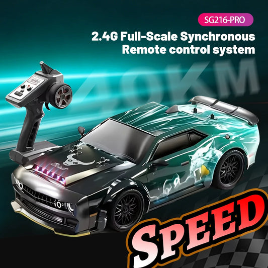 ZNLYRION SG216PRO 4WD RC Drift Car Brushless Racing Toy With LED Lights