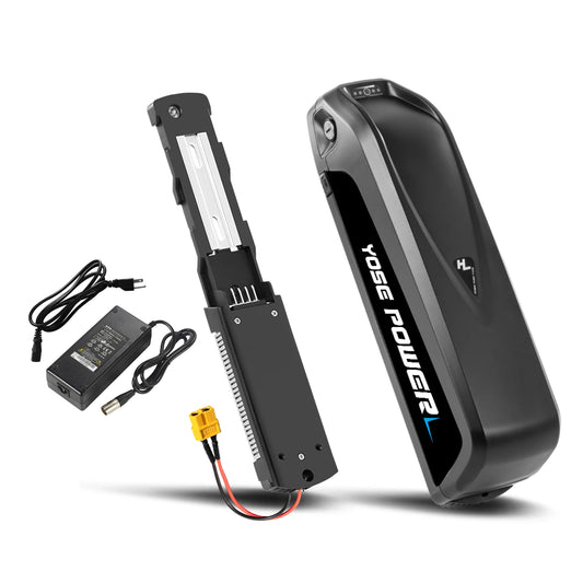 YOSE POWER 48V 15Ah Hailong Ebike Battery 4Prongs 48V Electric Bicycle Lithium Batteries for 500W 750W 1000W Electric Bike