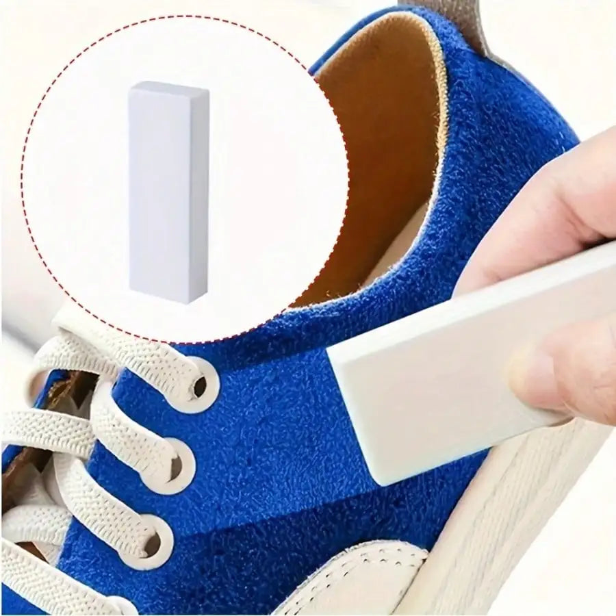 White Rubber Shoe Eraser for Waterless Multi Surface Cleaning